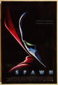 f625 SPAWN one-sheet movie poster '97 from Todd McFarlane comic book!