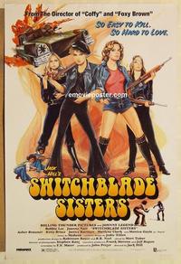 f646 SWITCHBLADE SISTERS one-sheet movie poster R96 classic sexy image!