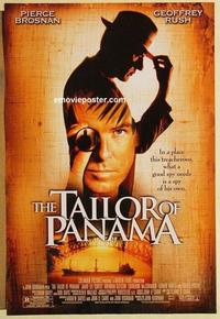 f647 TAILOR OF PANAMA DS one-sheet movie poster '01 Brosnan, Curtis