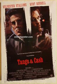 f650 TANGO & CASH one-sheet movie poster '89 Kurt Russell, Stallone