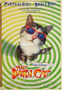 f658 THAT DARN CAT DS one-sheet movie poster '97 Christina Ricci