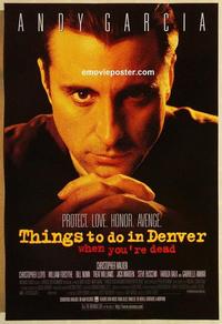 f664 THINGS TO DO IN DENVER WHEN YOU'RE DEAD one-sheet movie poster '95