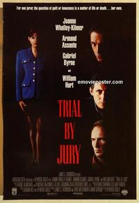 f687 TRIAL BY JURY one-sheet movie poster '94 Joanne Whalley-Kilmer