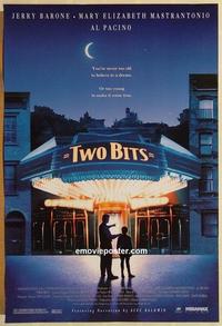 f699 TWO BITS DS one-sheet movie poster '95 Jerry Barone, Al Pacino