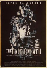 f705 UNDERNEATH DS one-sheet movie poster '95 Steven Soderbergh, Gallagher