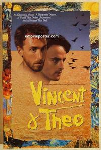 f713 VINCENT & THEO one-sheet movie poster '90 Robert Altman, van Gogh