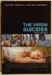 f714 VIRGIN SUICIDES one-sheet movie poster '99 Sofia Coppola, Kirsten Dunst