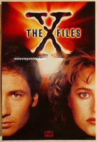 f751 X-FILES one-sheet movie poster '94 David Duchovny, Anderson