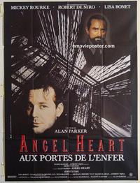 h259 ANGEL HEART French one-panel movie poster '87 Robert DeNiro, Rourke