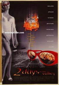 k008 2 DAYS IN THE VALLEY one-sheet movie poster '96 Danny Aiello, Daniels