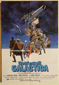 k084 BATTLESTAR GALACTICA English one-sheet movie poster '78 Richard Hatch