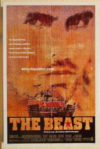 k090 BEAST OF WAR one-sheet movie poster '88 Jason Patric, cool tank!