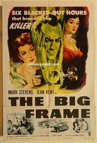 k113 BIG FRAME one-sheet movie poster '53 Mark Stevens, Jean Kent