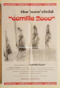 k178 CAMILLE 2000 one-sheet movie poster '69 Radley Metzger, Alexandre Dumas