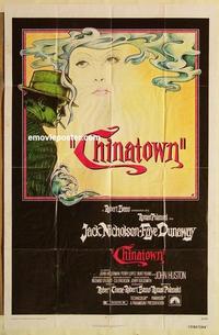 k206 CHINATOWN one-sheet movie poster '74 Jack Nicholson, Roman Polanski
