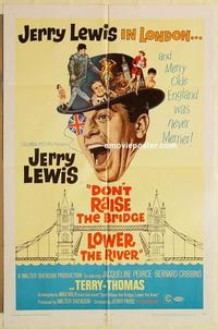 k291 DON'T RAISE THE BRIDGE, LOWER THE RIVER one-sheet movie poster '68