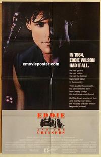 k312 EDDIE & THE CRUISERS one-sheet movie poster '83 Tom Berenger