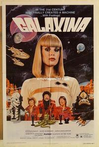 k388 GALAXINA style B one-sheet movie poster '80 super sexy Dorothy Stratten!