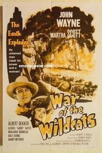 k507 IN OLD OKLAHOMA one-sheet movie poster R59 John Wayne, western!