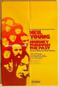 k546 JOURNEY THROUGH THE PAST one-sheet movie poster '73 Neil Young