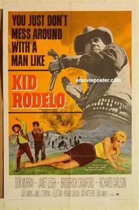 k560 KID RODELO one-sheet movie poster '66 Don Murray, Janet Leigh