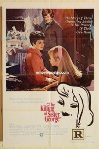 k563 KILLING OF SISTER GEORGE one-sheet movie poster '69 Susannah York