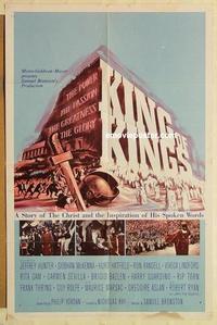 k565 KING OF KINGS one-sheet movie poster '61 Nicholas Ray epic!