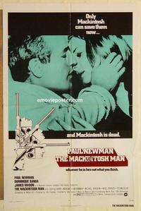 k632 MACKINTOSH MAN one-sheet movie poster '73 Paul Newman, John Huston