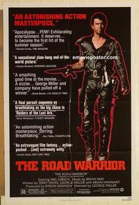 k637 MAD MAX 2: THE ROAD WARRIOR style B one-sheet movie poster '82 Gibson