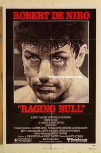 k806 RAGING BULL one-sheet movie poster '80 Robert De Niro, Joe Pesci
