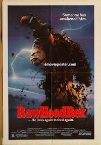 k812 RAWHEAD REX one-sheet movie poster '86 Clive Barker horror!