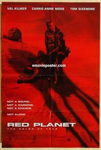 k818 RED PLANET DS one-sheet movie poster '00 Val Kilmer, Carrie-Ann Moss