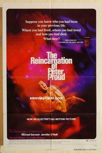 k821 REINCARNATION OF PETER PROUD one-sheet movie poster '75 AIP