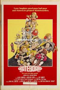 k906 SKATEBOARD one-sheet movie poster '78 Leif Garrett, Allen Garfield