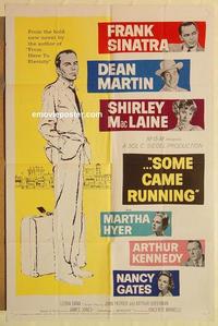 k916 SOME CAME RUNNING one-sheet movie poster '59 Frank Sinatra, Martin