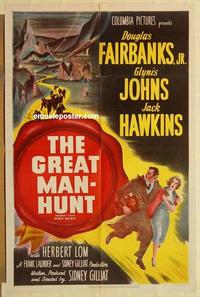 k944 STATE SECRET one-sheet movie poster '50 Fairbanks Jr, Glynis Johns