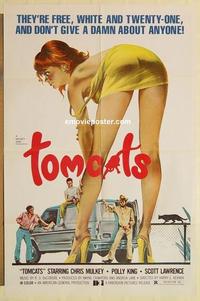 m036 TOMCATS one-sheet movie poster '77 great sexy image!