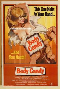 n112 BODY CANDY video one-sheet movie poster '80 fantastic sexy artwork!