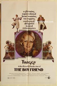 n123 BOY FRIEND one-sheet movie poster '71 Twiggy, Tommy Tune
