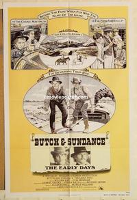 n141 BUTCH & SUNDANCE - THE EARLY DAYS one-sheet movie poster '79 Berenger