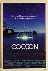 n187 COCOON one-sheet movie poster '85 Ron Howard, Don Ameche