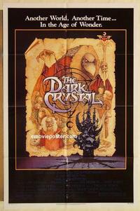 n228 DARK CRYSTAL one-sheet movie poster '82 Jim Henson, Frank Oz