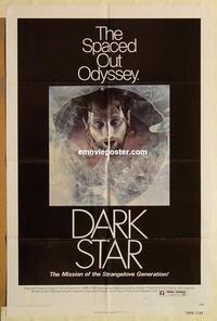 n229 DARK STAR one-sheet movie poster '75 John Carpenter sci-fi!