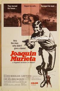 n248 DESPERATE MISSION one-sheet movie poster '69 Joaquin Murieta,Montalban