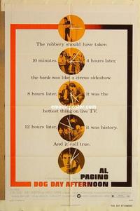 n268 DOG DAY AFTERNOON one-sheet movie poster '75 Al Pacino, Sidney Lumet