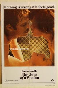 n306 EMMANUELLE 2 THE JOYS OF A WOMAN one-sheet movie poster '76 Kristel