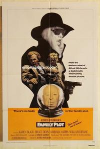 n338 FAMILY PLOT one-sheet movie poster '76 Alfred Hitchcock