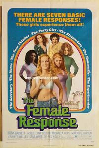 n347 FEMALE RESPONSE one-sheet movie poster '72 sexy Jennifer Welles!