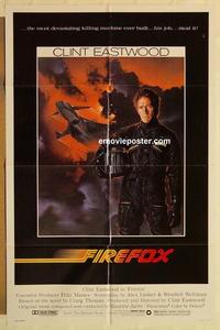 n362 FIREFOX one-sheet movie poster '82 Clint Eastwood, Jones