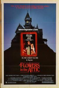n380 FLOWERS IN THE ATTIC one-sheet movie poster '87 Victoria Tennant